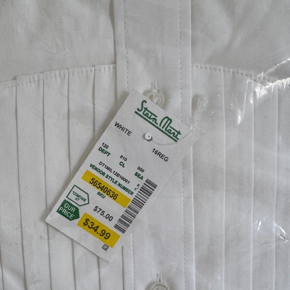 White Dress Shirt - Picture 6 of 6